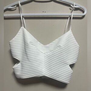 Zara Cut Out Zip Tank Top